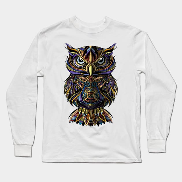 Owl Long Sleeve T-Shirt by lemirbashir